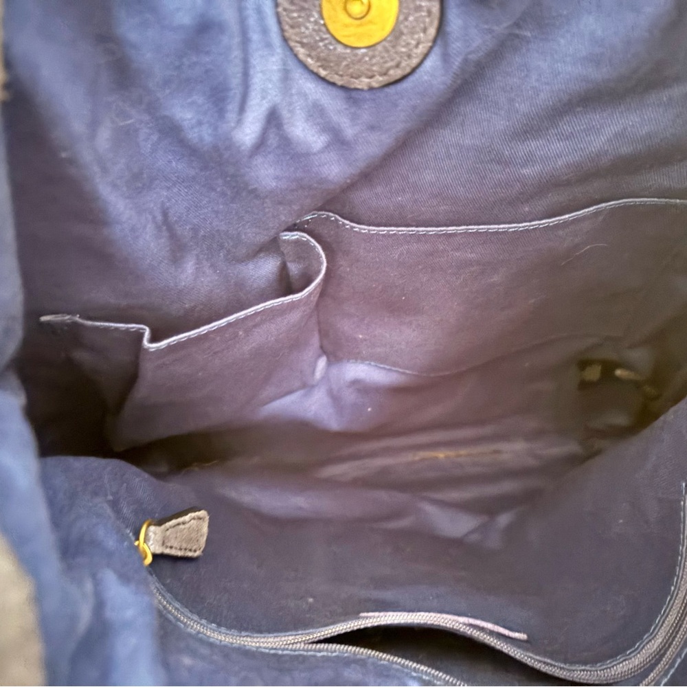 Fossil Erin Leather Foldover Tote/crossbody Bag - Picture 6 of 9